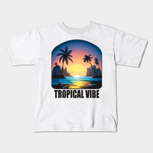 The Tropical Vibes Kids T-Shirt